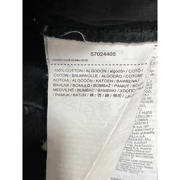 MNG Mango Matilda Women's Black High Rise Loose Straight Denim Jeans Size 10 - Picture 4 of 4